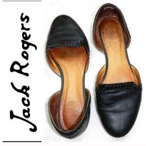 Jack Rogers D’orsay Flat Black